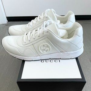 LIKE NEW - White Gucci Sneakers - Miro Soft